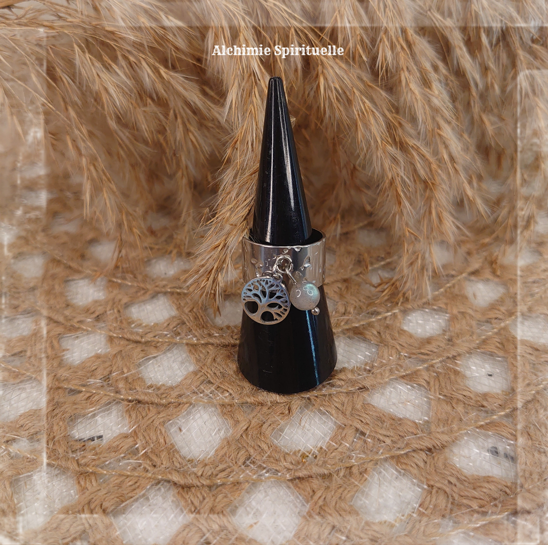 Bague Arbre de vie, Labradorite