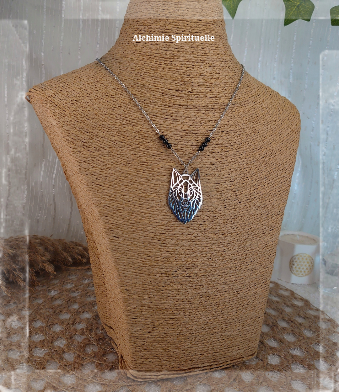Collier Totem Loup