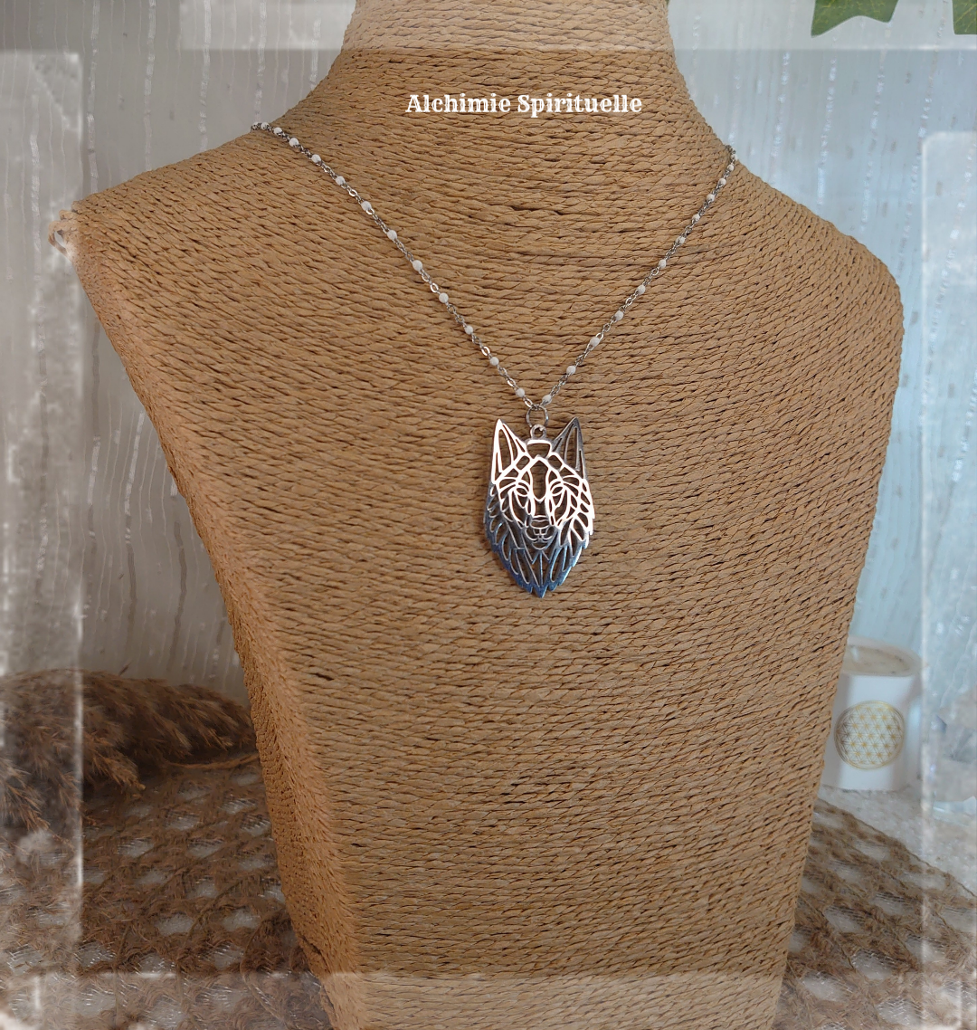 Collier Totem Loup
