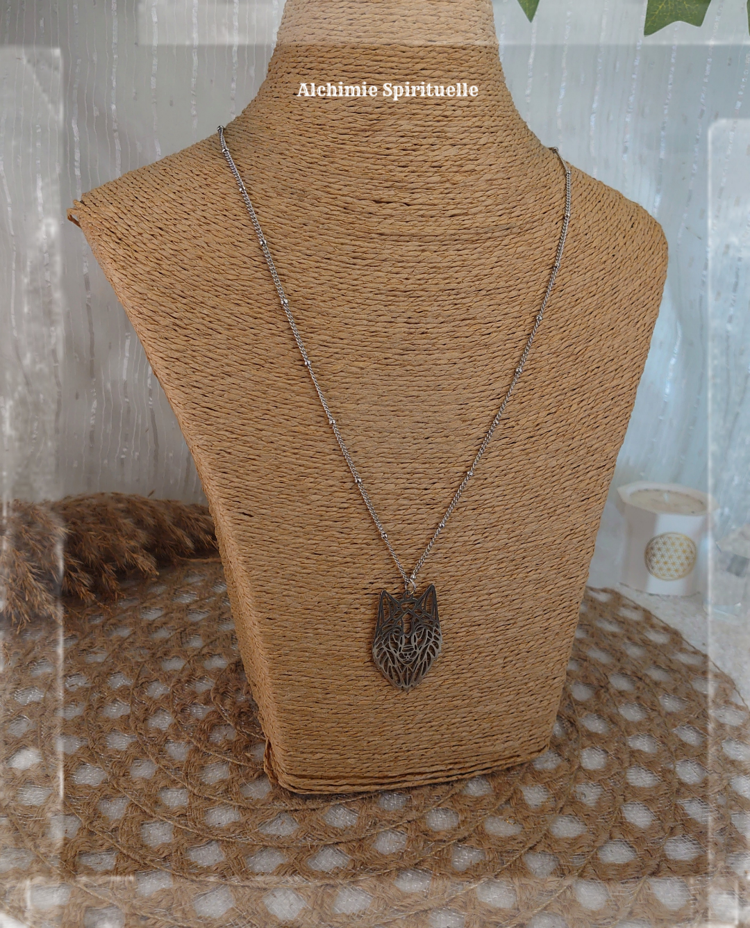 Collier Totem Loup