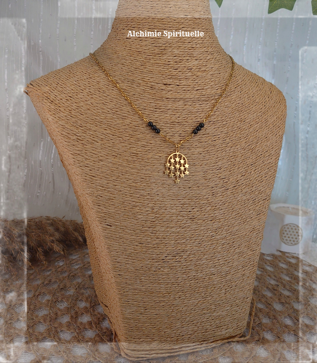 Collier pluie d'étoiles