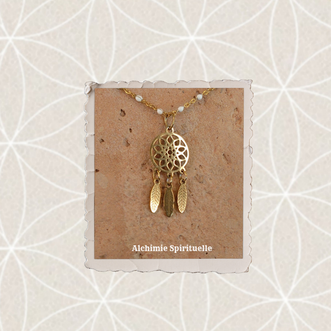 Collier Attrape rêve ( petit modèle)