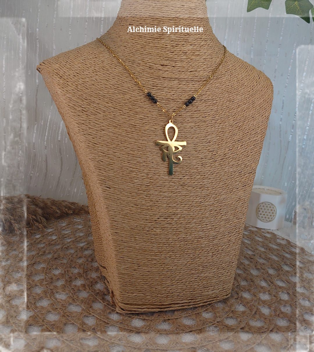Collier Croix Egyptienne, Œil d'Horus