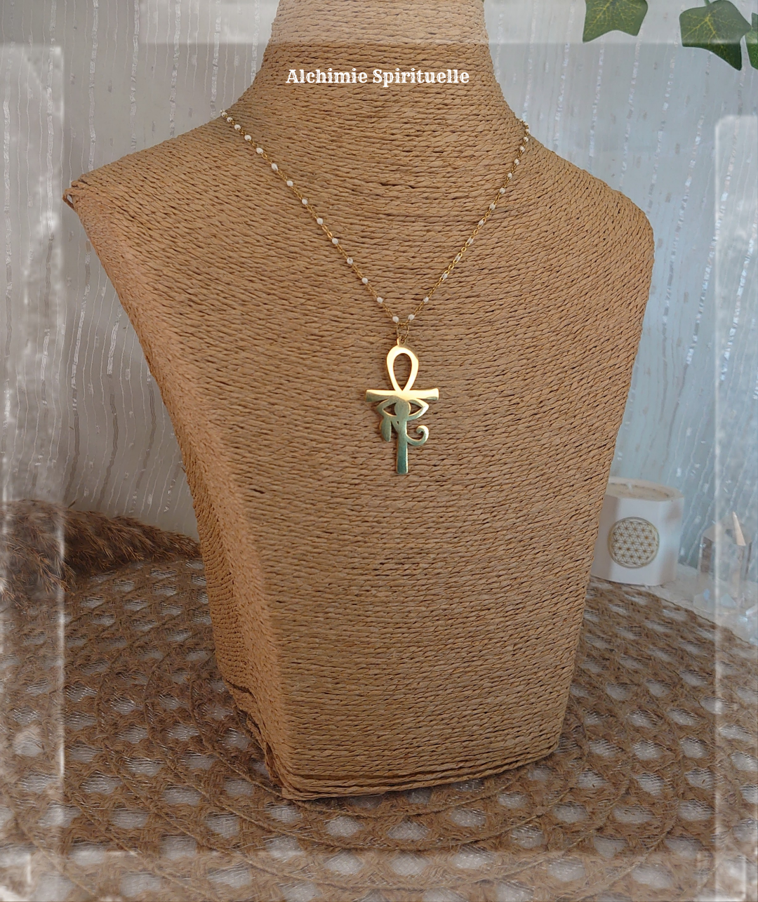 Collier Croix Egyptienne, Œil d'Horus