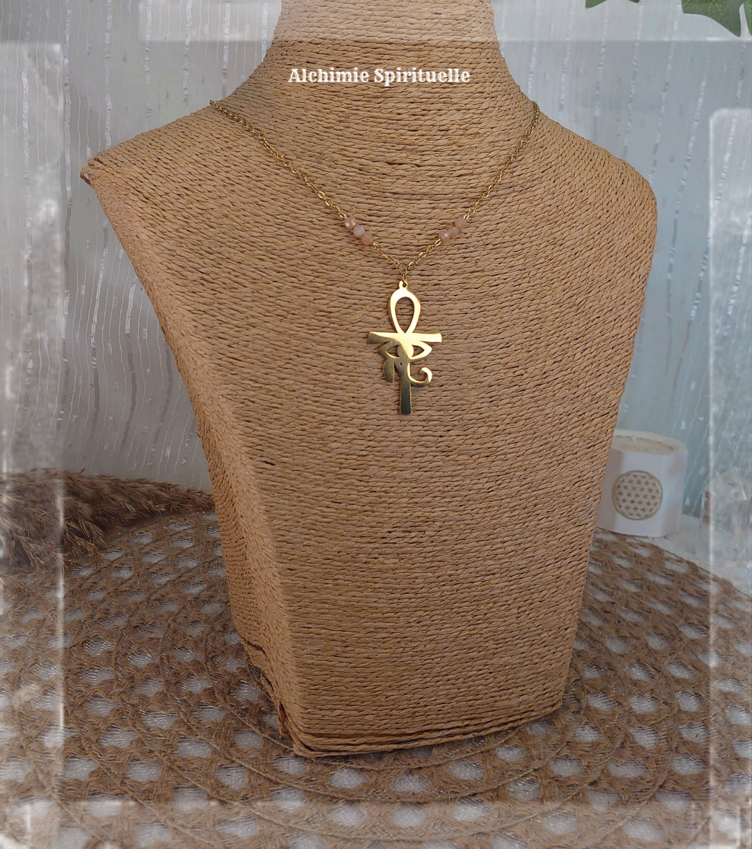 Collier Croix Egyptienne, Œil d'Horus