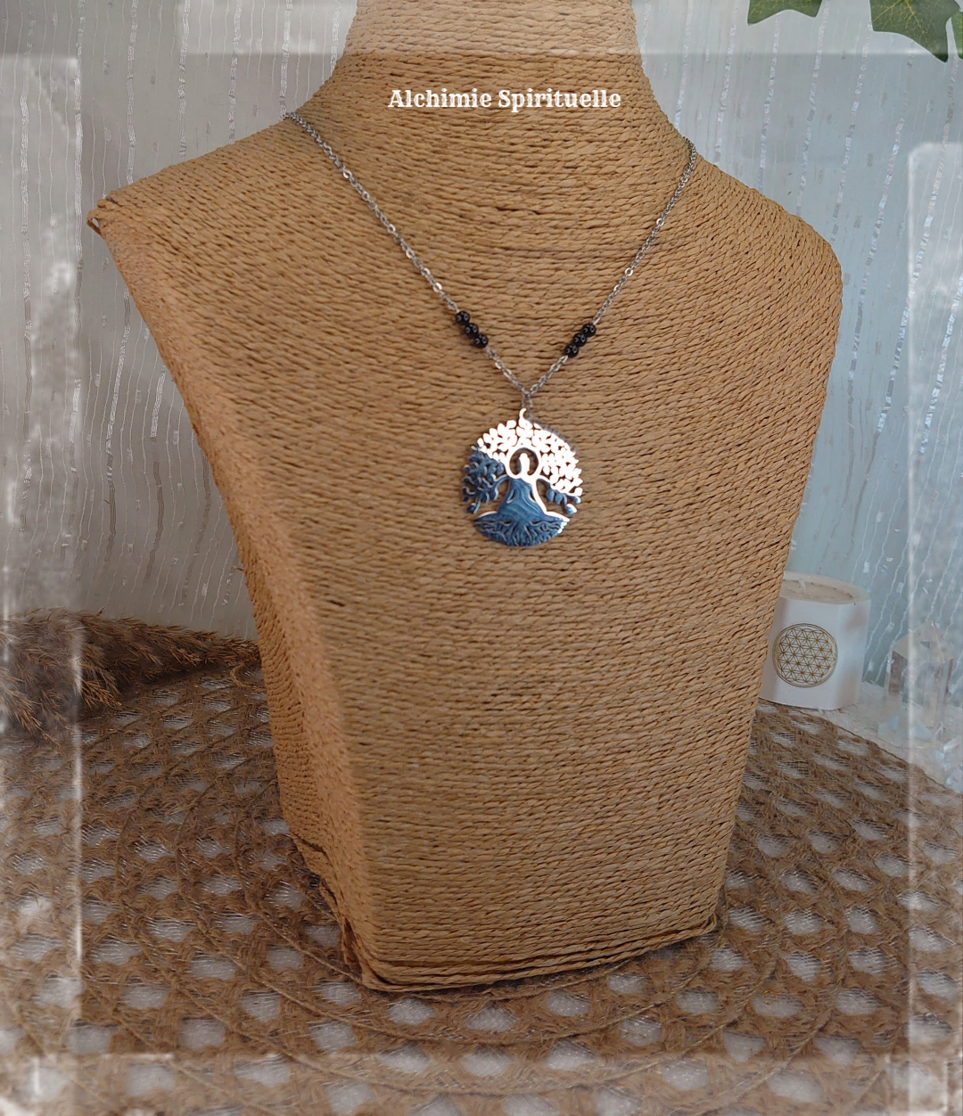 Collier Bouddha Arbre de vie