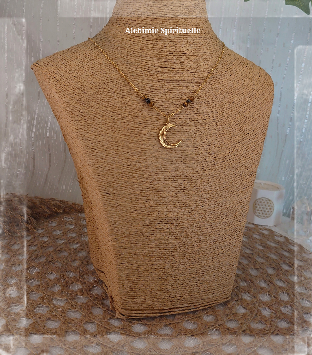 Collier Lune Aya