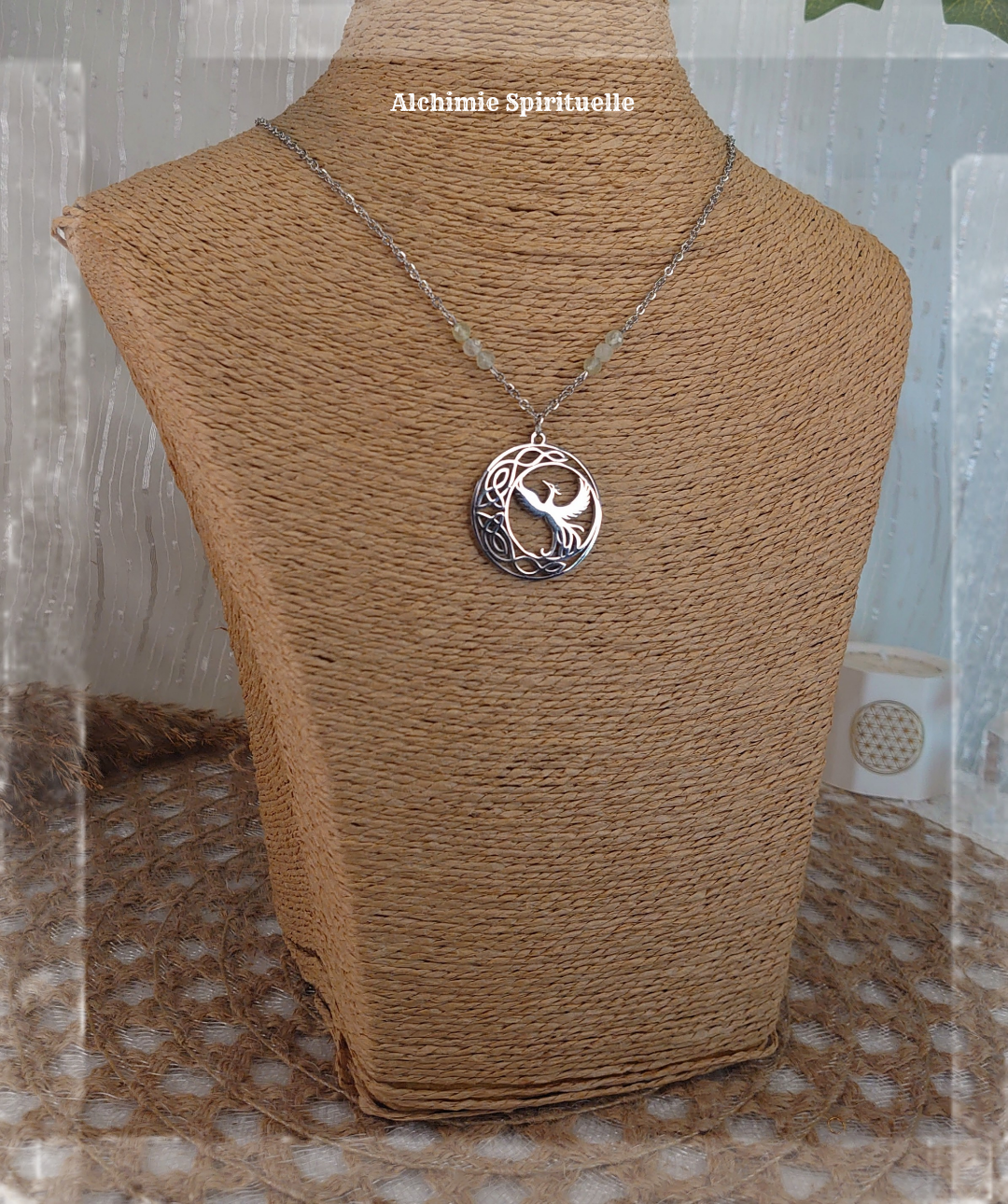 Collier Lune Phénix