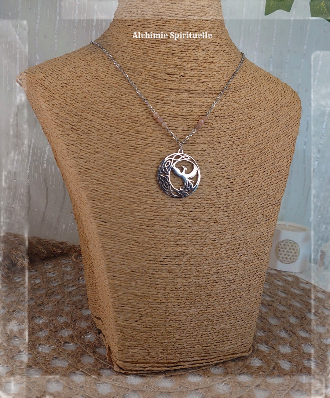 Collier Lune Phénix