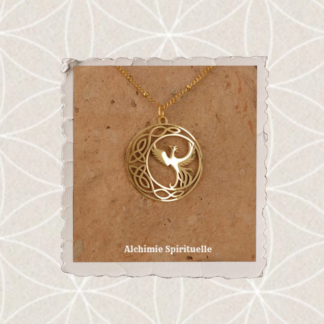 Collier Lune Phénix