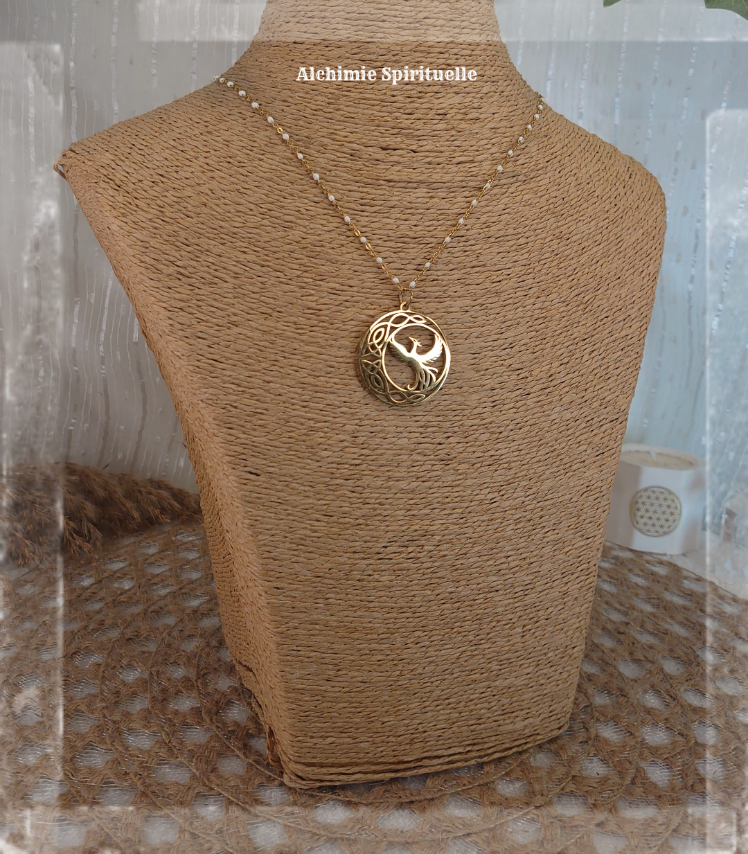 Collier Lune Phénix