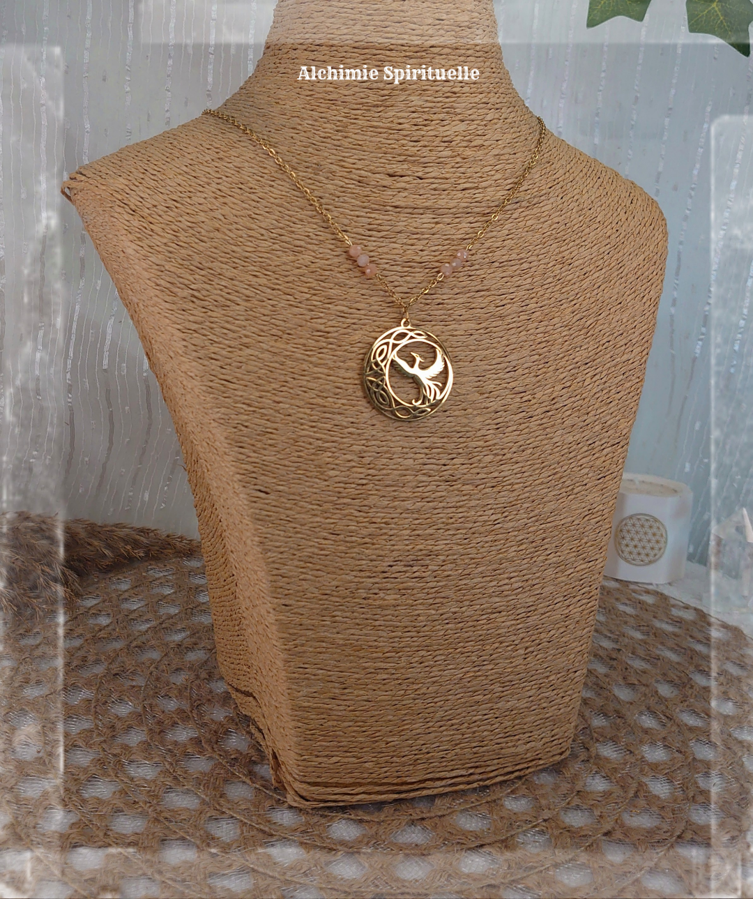 Collier Lune Phénix