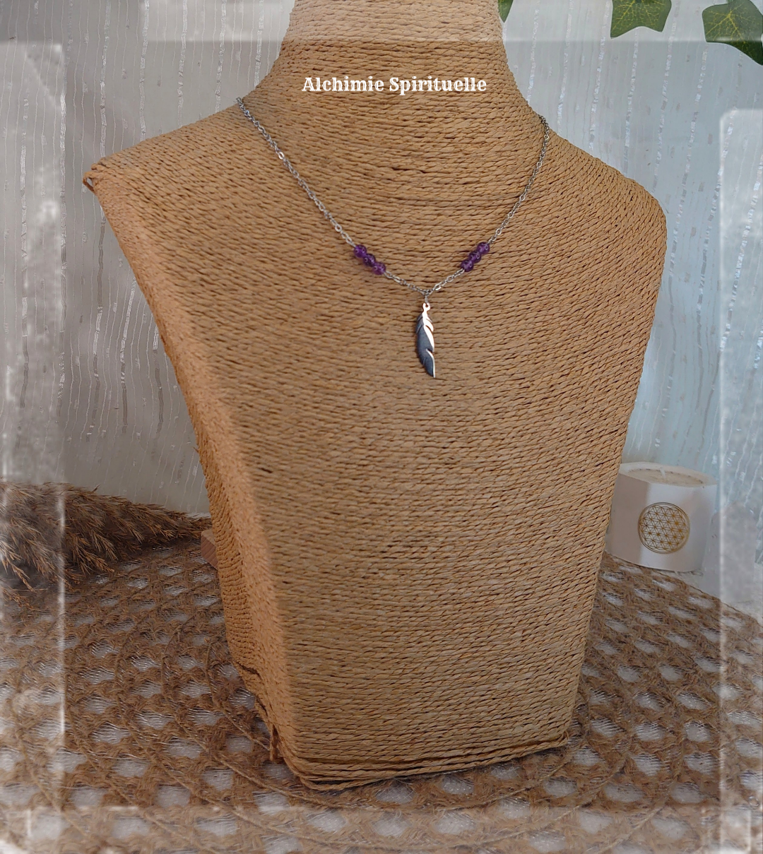 Collier Plume