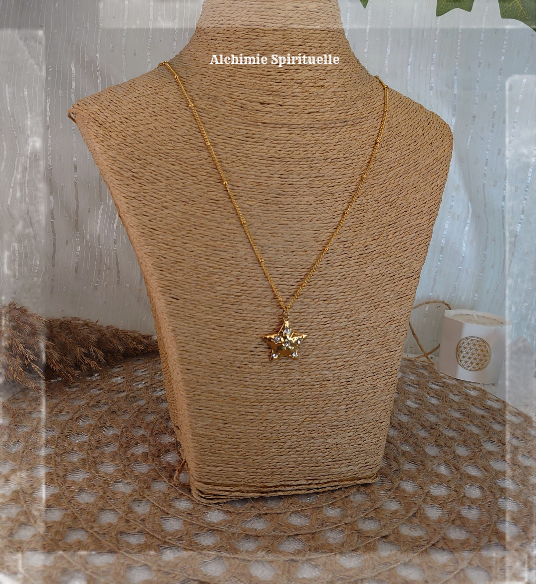Collier Etoile Céleste