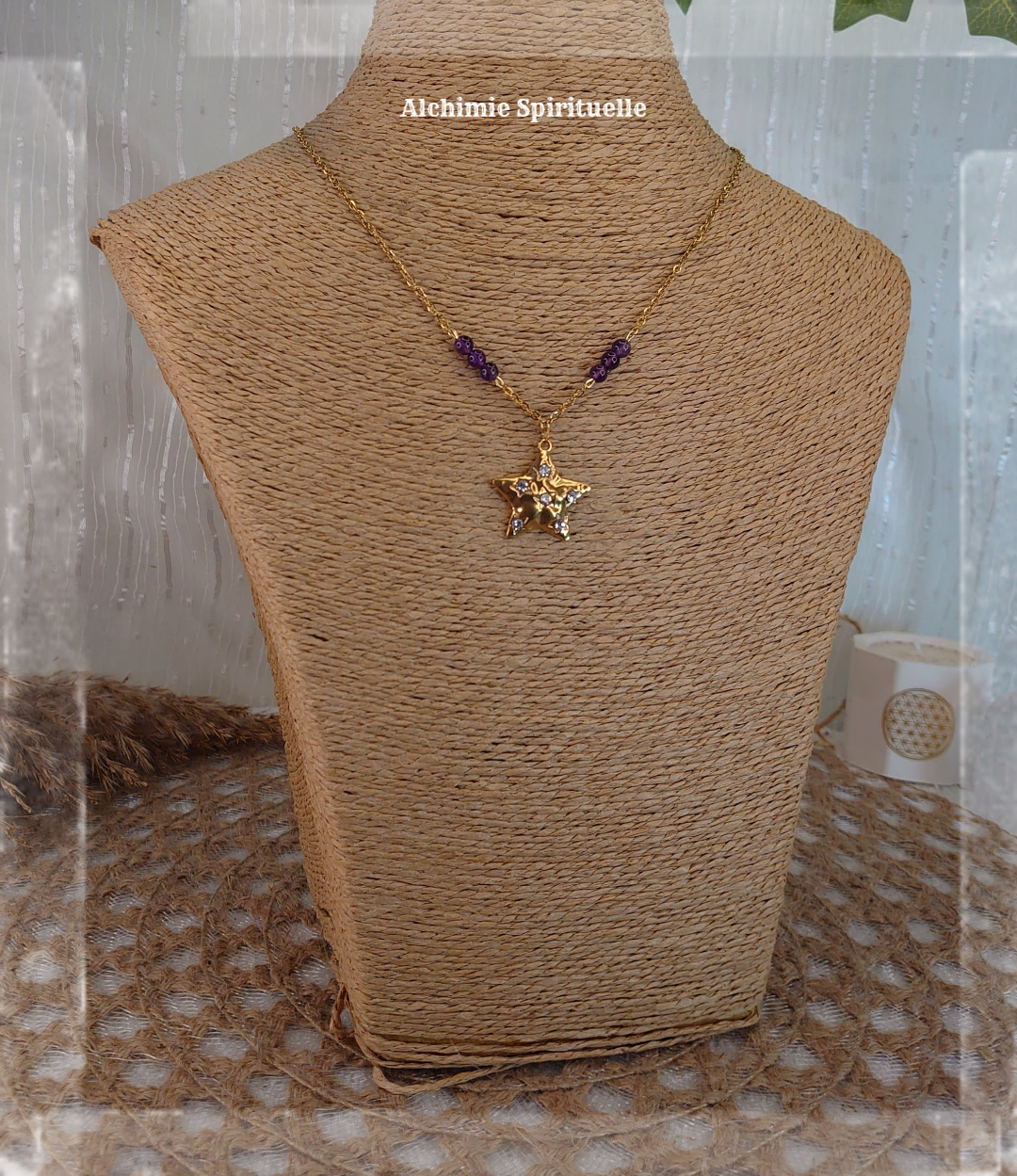 Collier Etoile Céleste