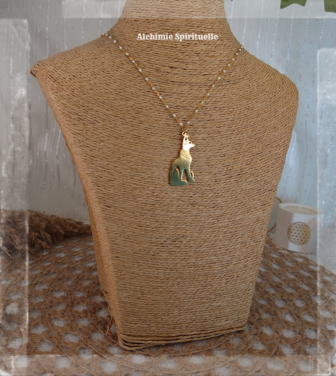 Collier Déesse Bastet 