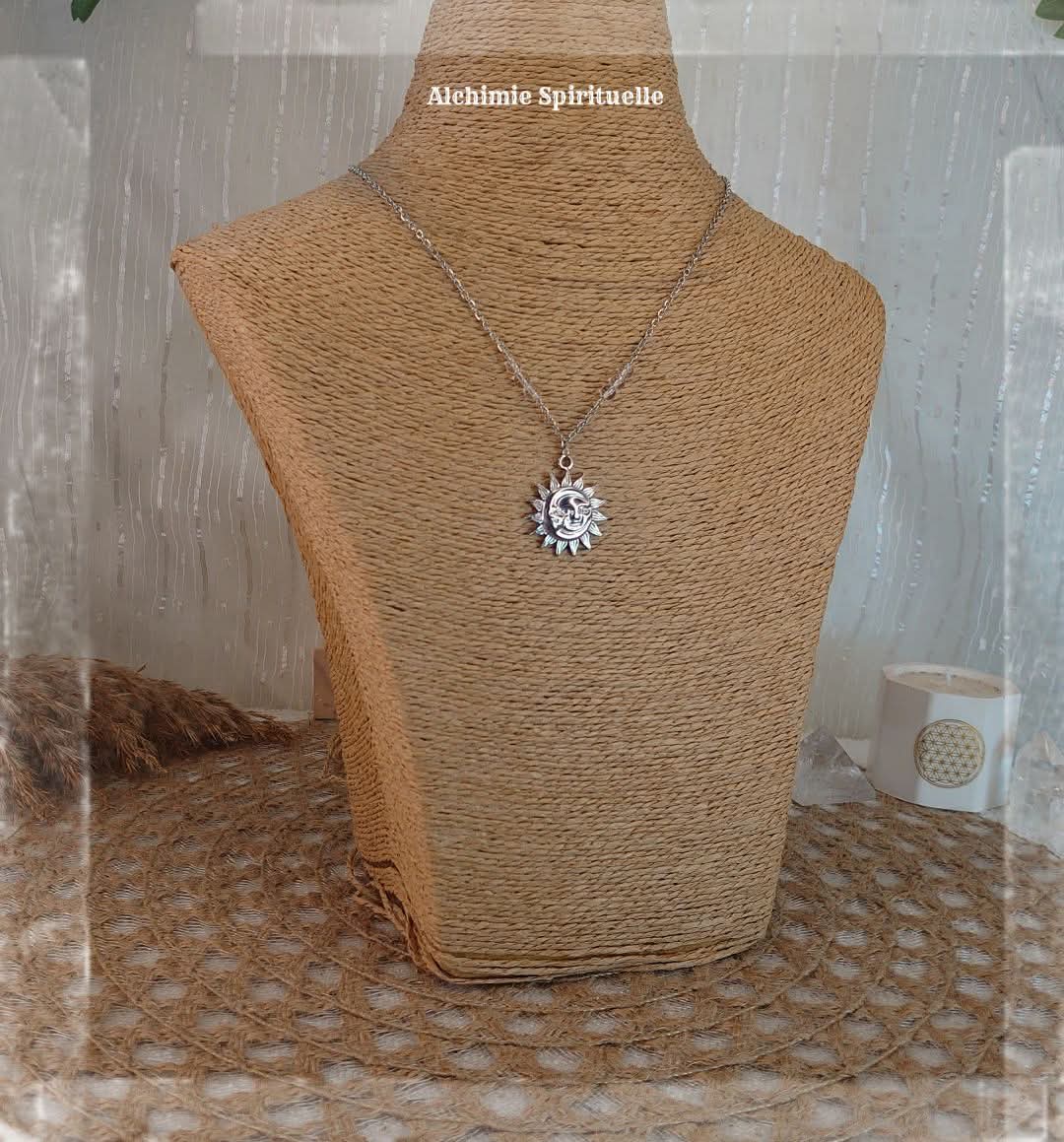 Collier Soleil Lune