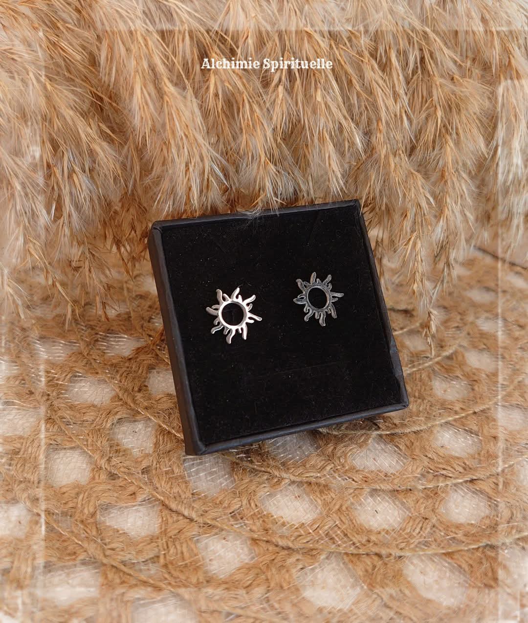 Boucles d'oreilles Soleil