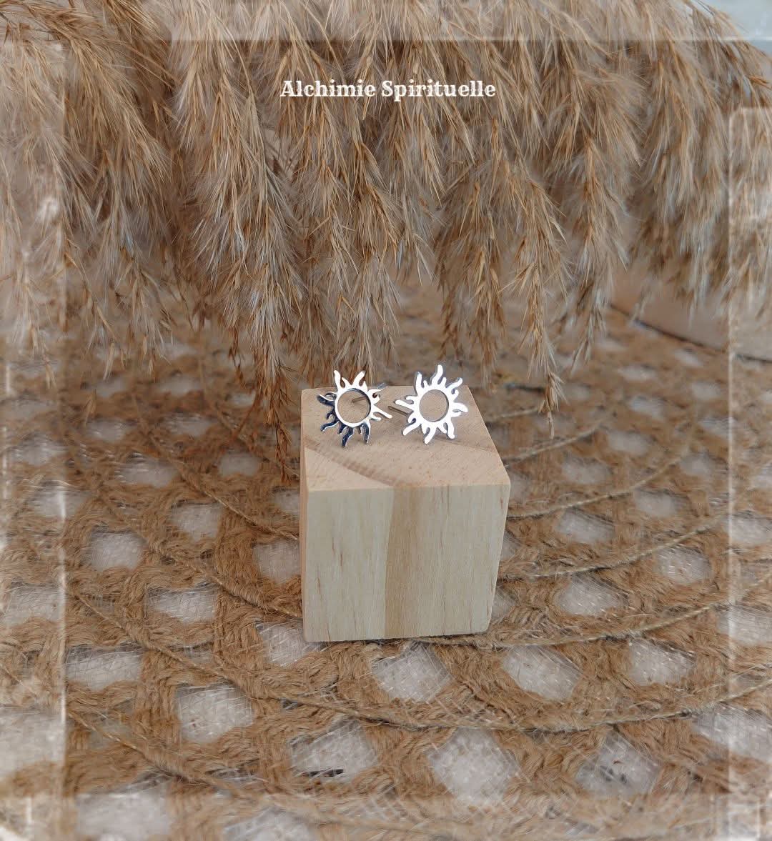 Boucles d'oreilles Soleil