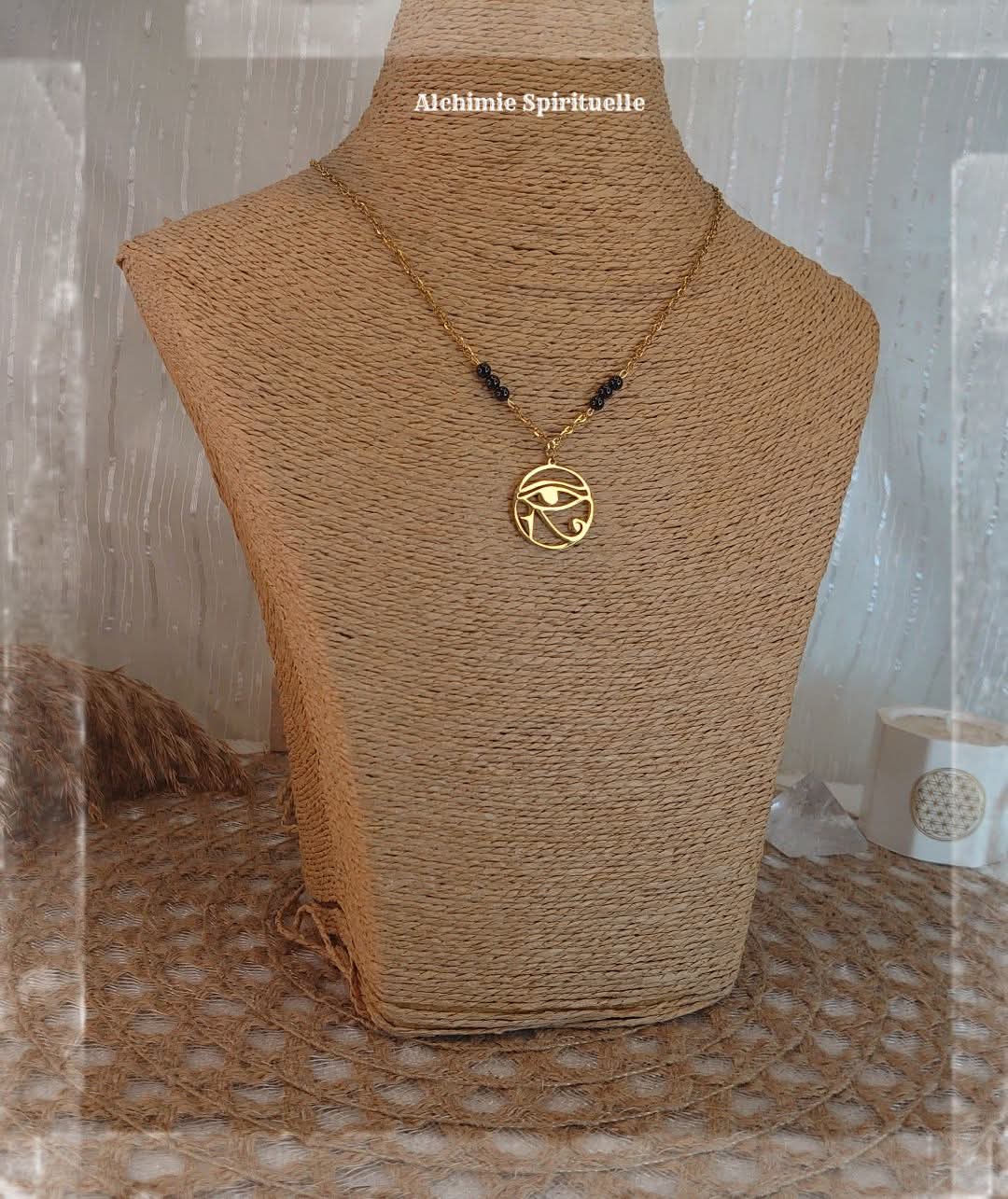 Collier Talisman Œil d'Horus