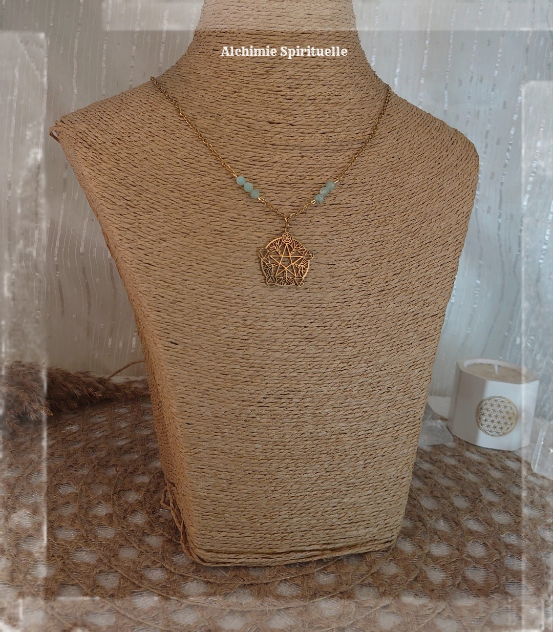 Collier Pentacle et les 5 éléments