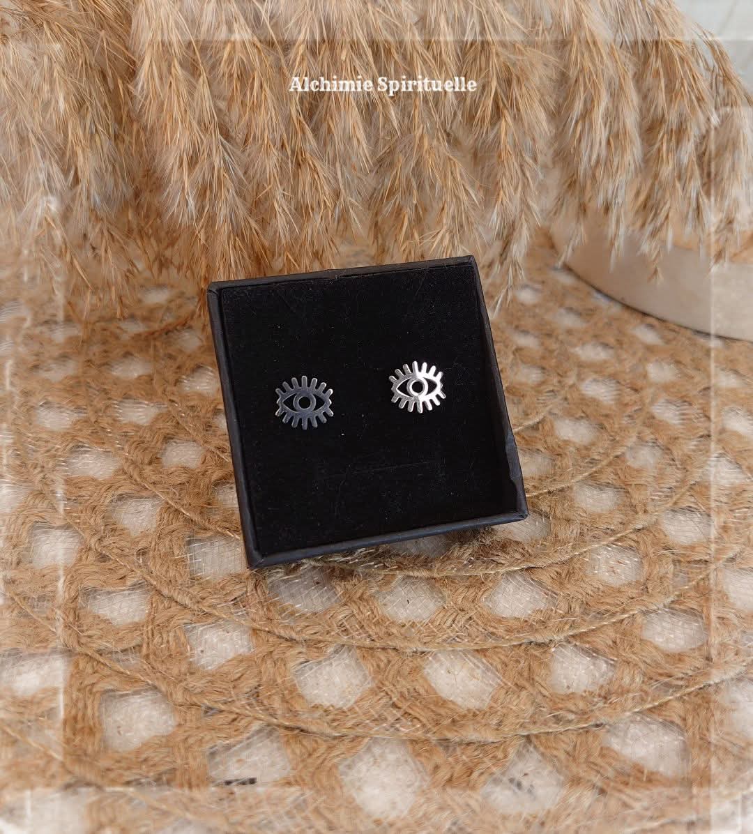 Boucles d'oreilles Œil de protection