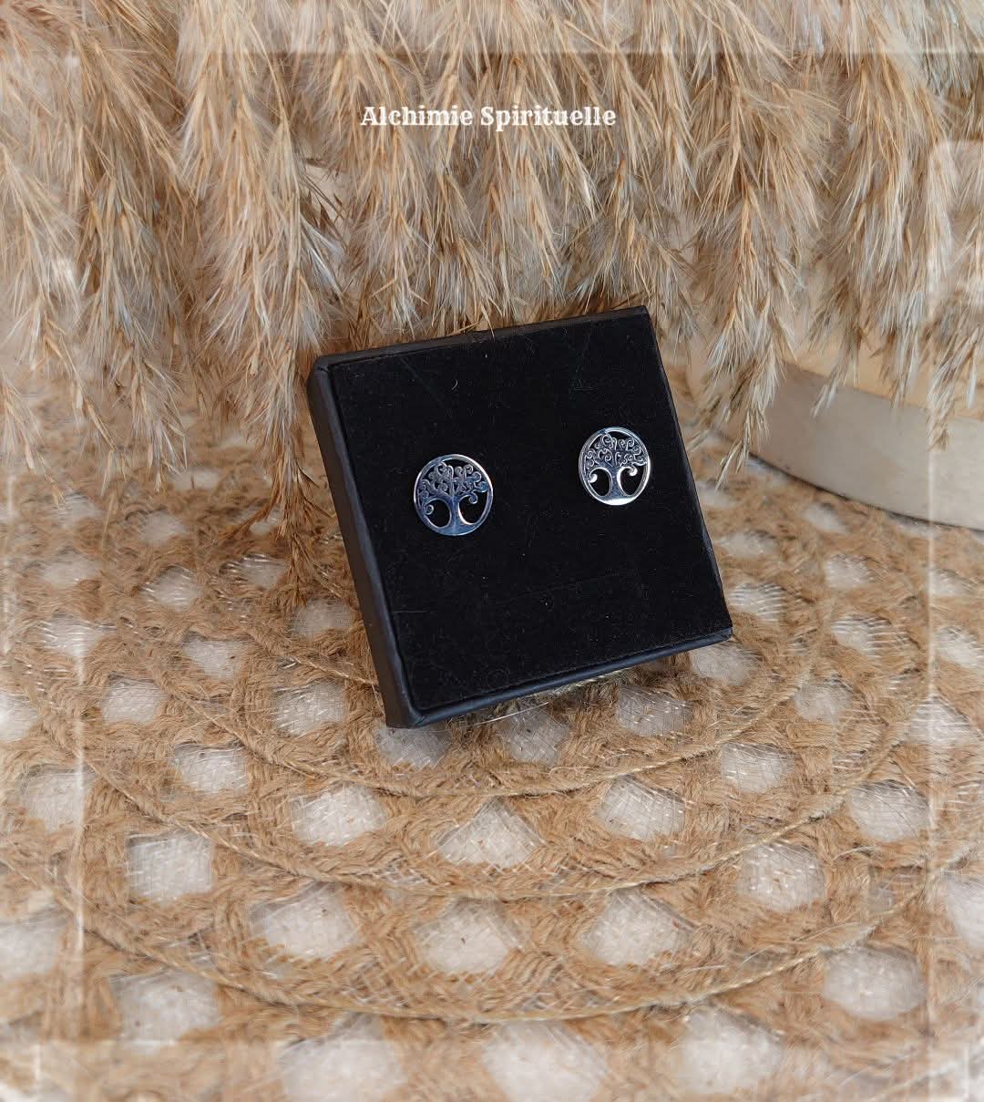 Boucles d'oreilles Arbre de vie