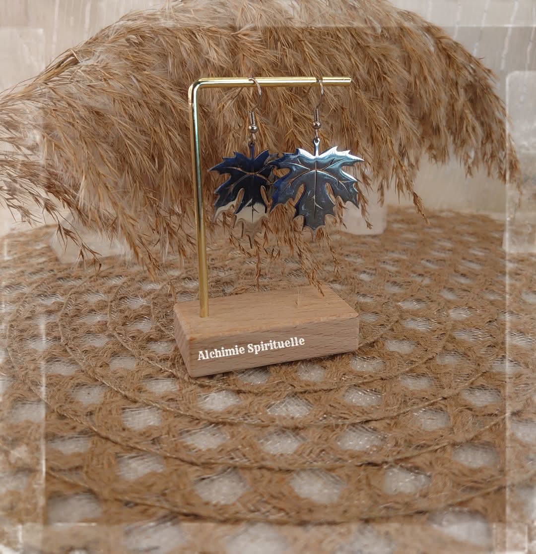 Boucles d'oreille Feuilles 