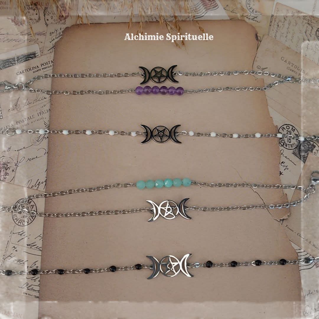 Bracelet duo Triple Lune