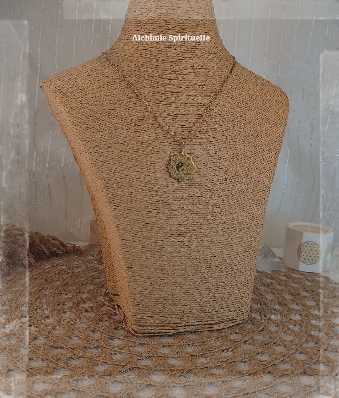 Collier Mandala Yin Yang