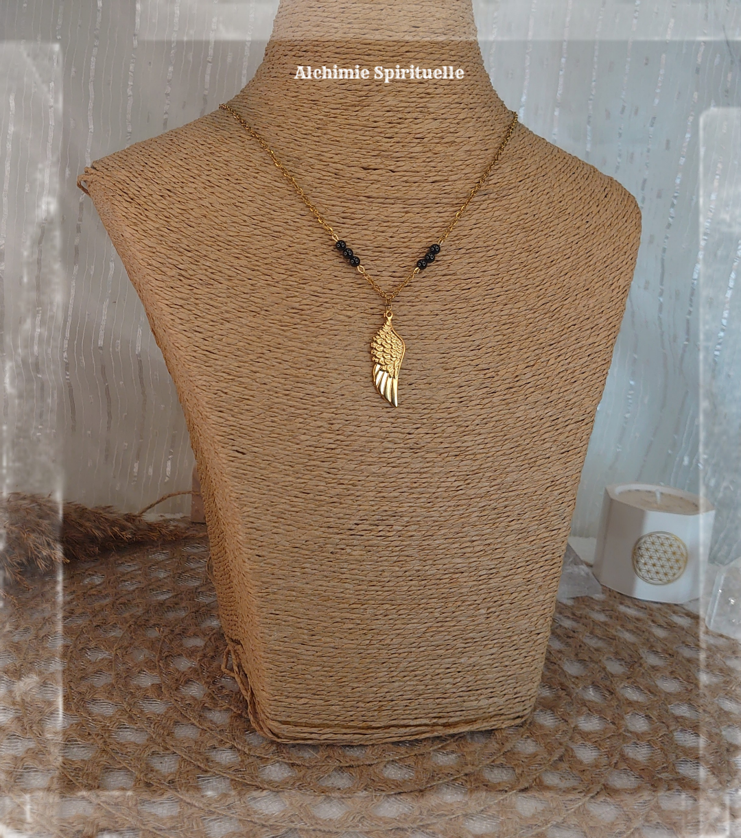 Collier Aile Ange Gardien