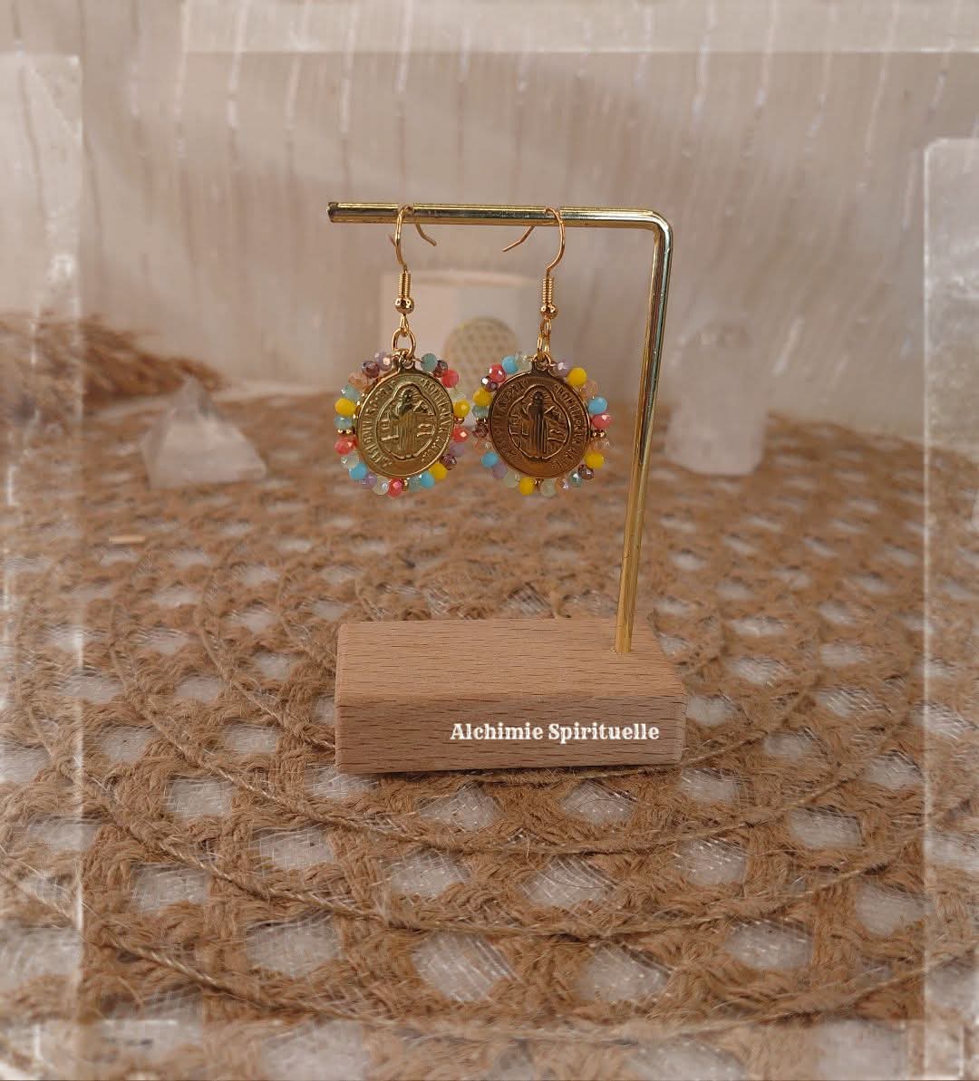 Boucles d'oreilles Saint Benoît