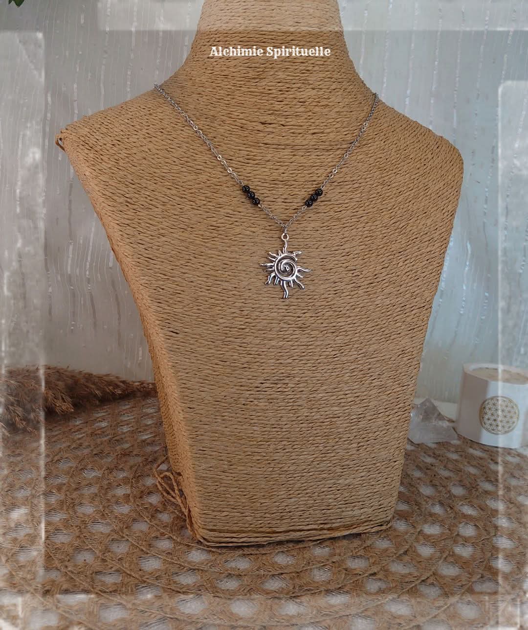 Collier Soleil en Spirale