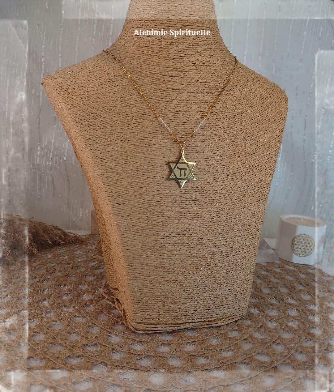 Collier Croix de David