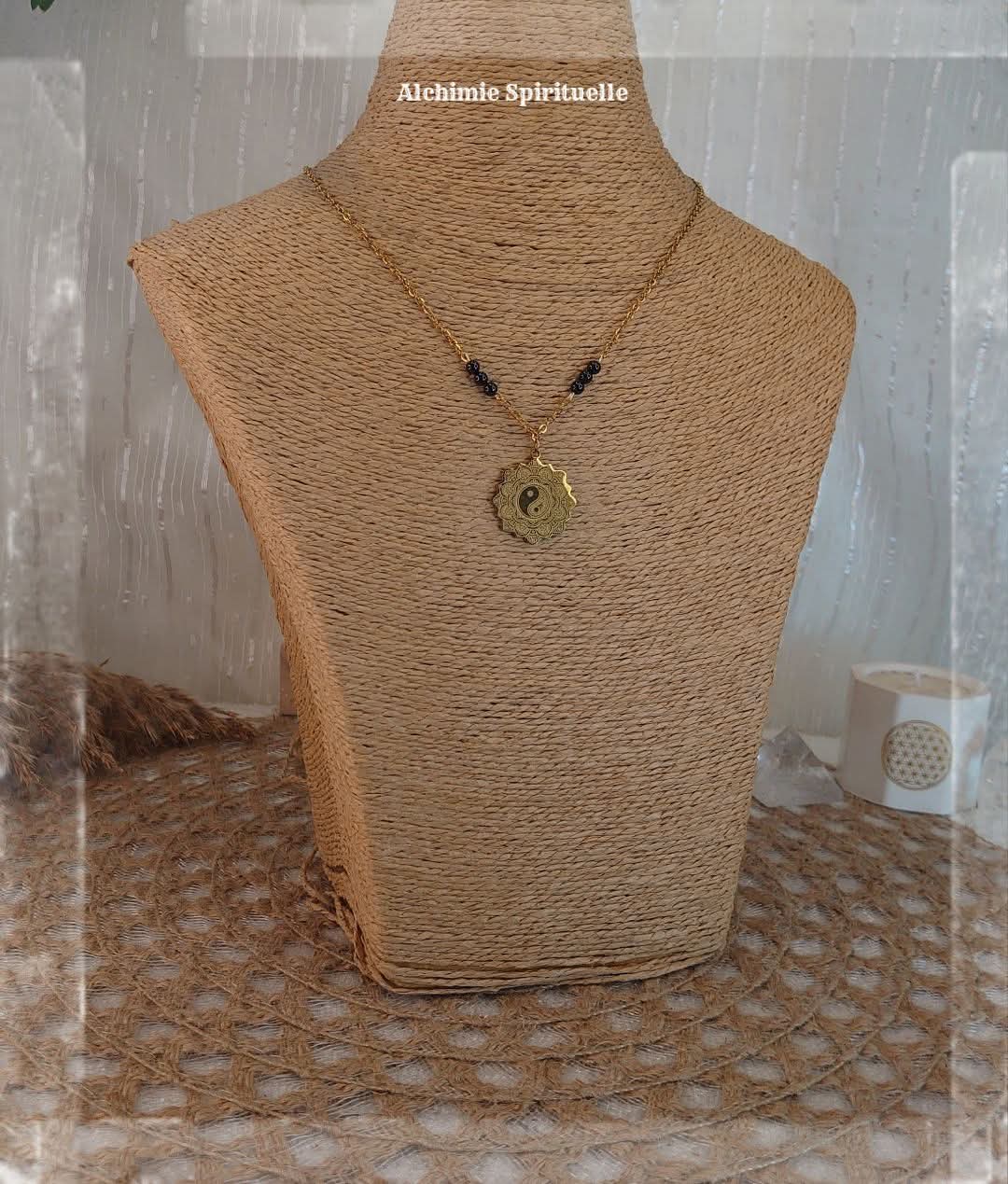Collier Mandala Yin Yang