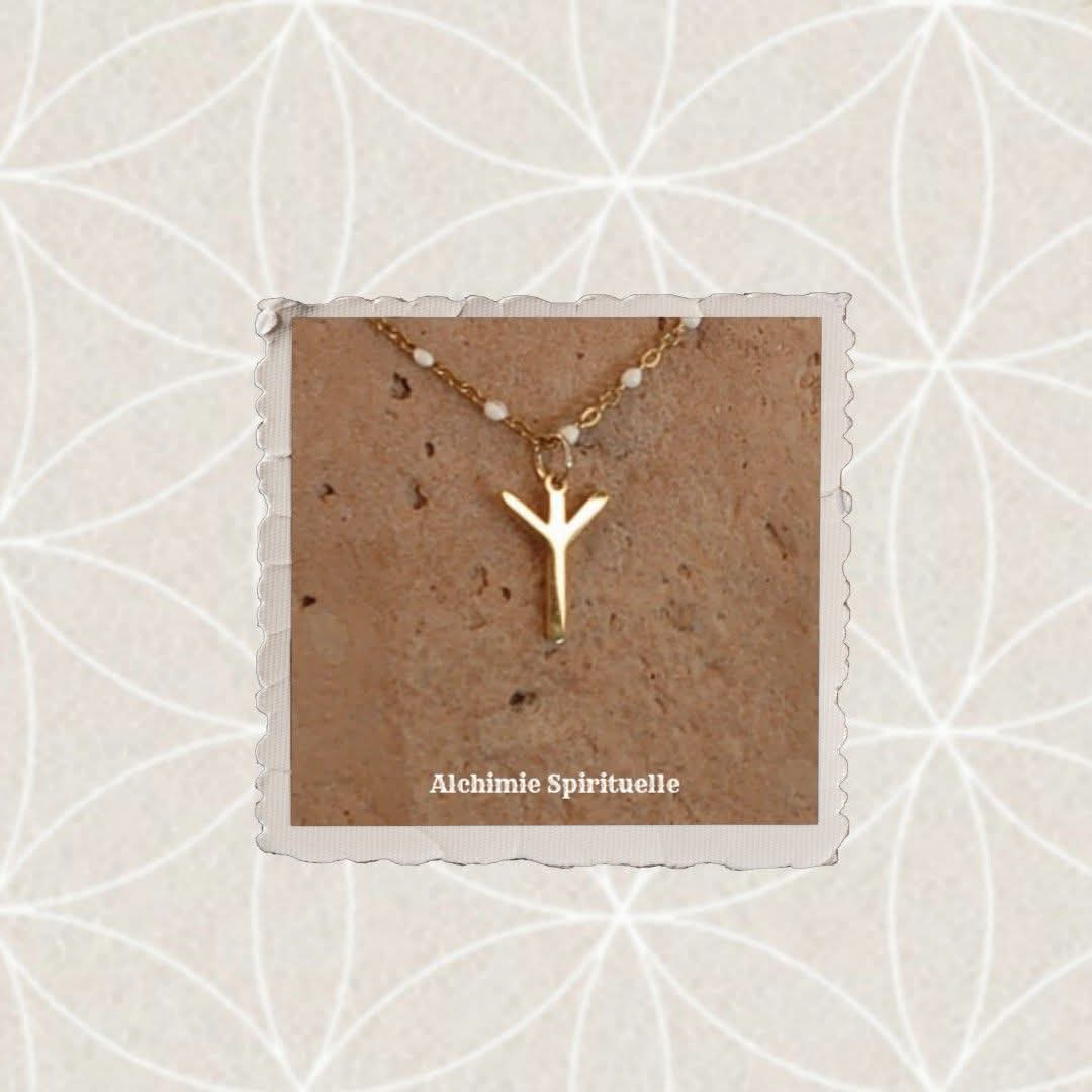 Collier Rune Algiz