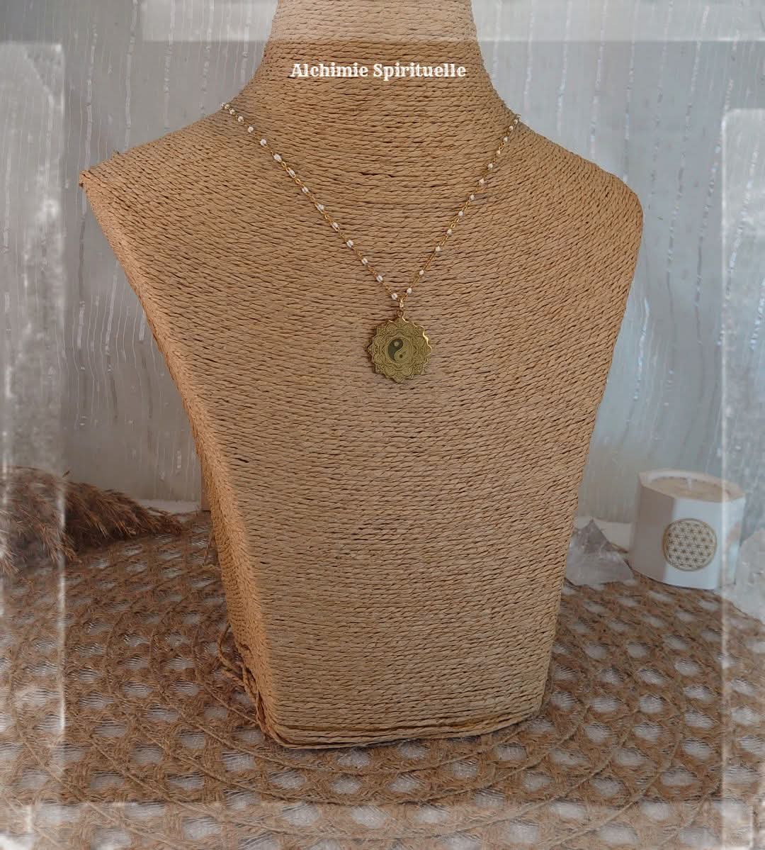 Collier Mandala Yin Yang