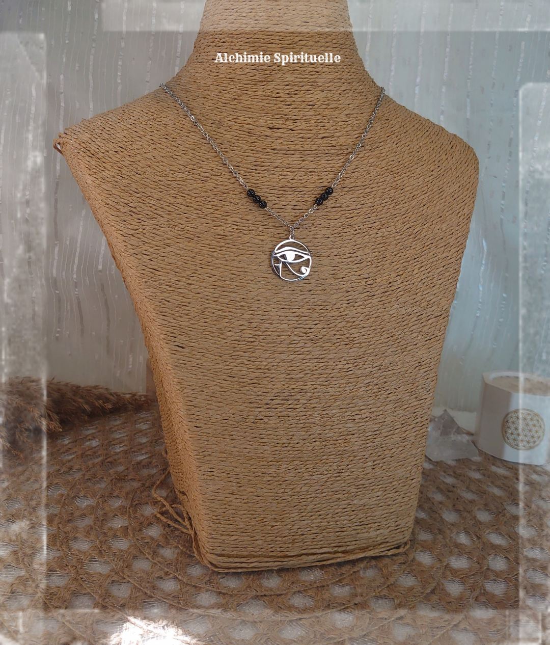 Collier Talisman Œil d'Horus 