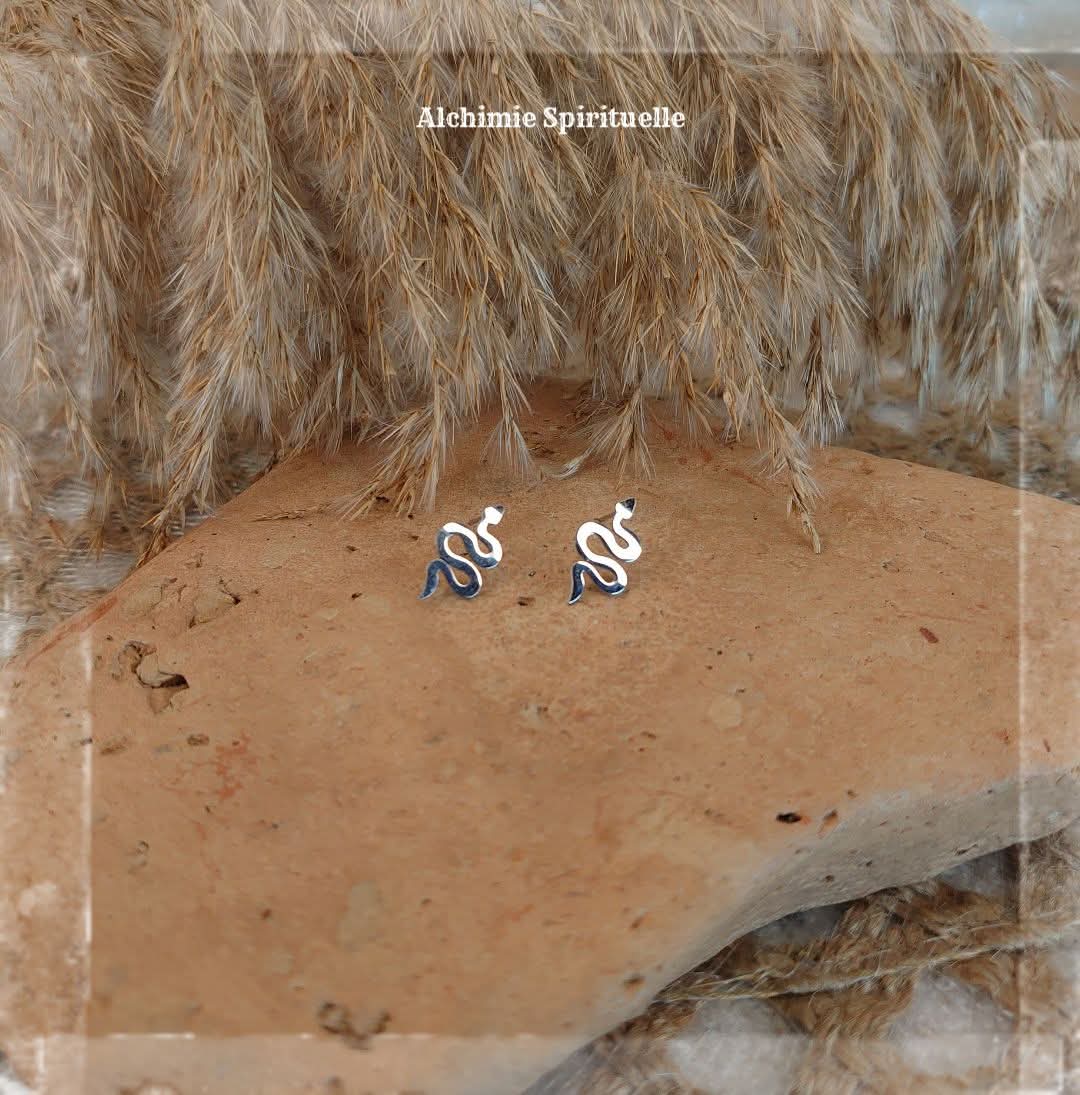 Boucles d'oreilles Serpent