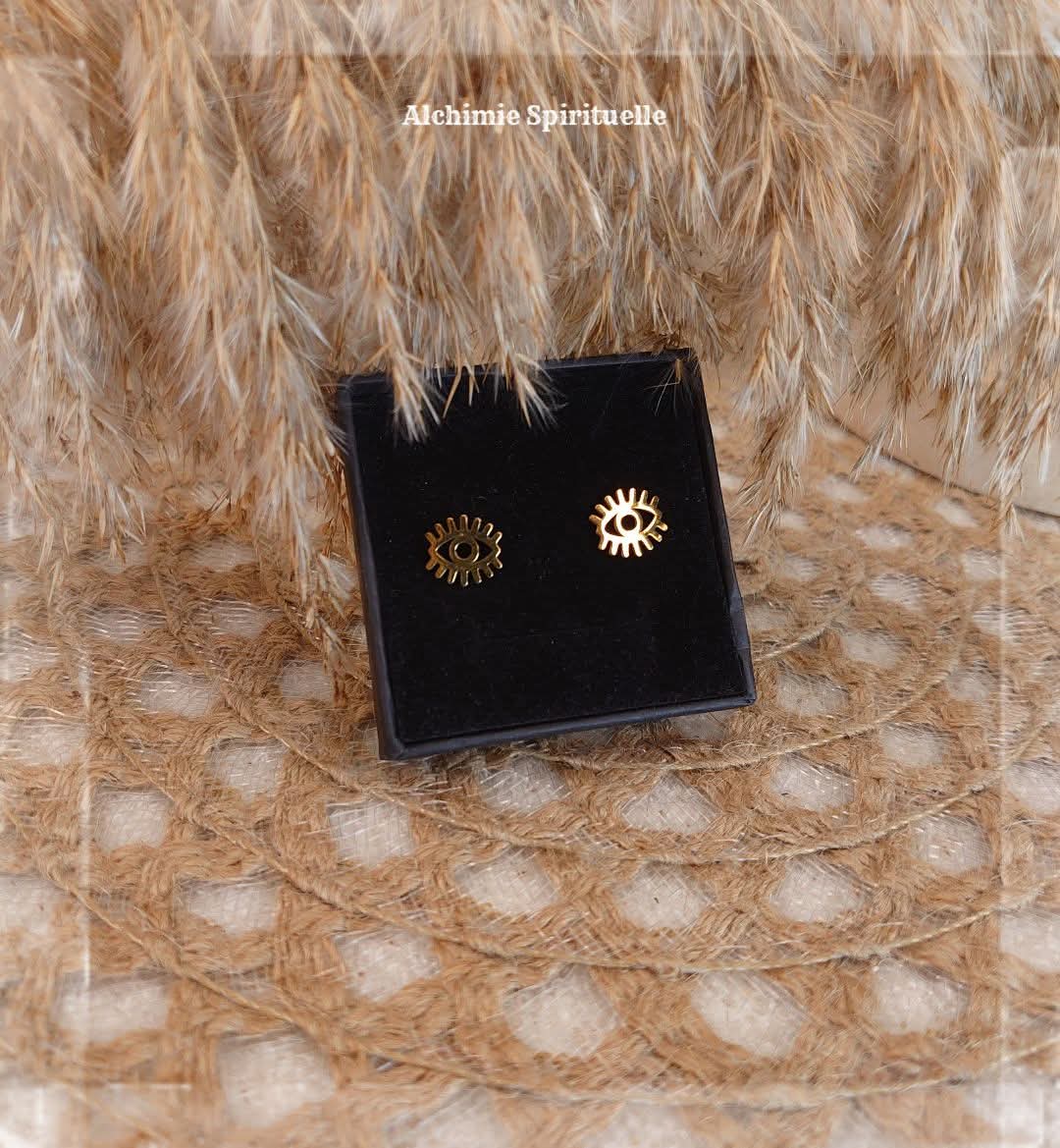 Boucles d'oreilles Œil de protection