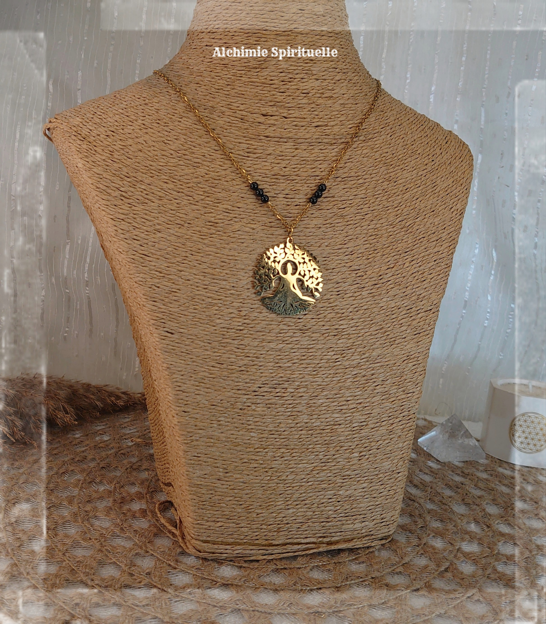 Collier Bouddha Arbre de vie
