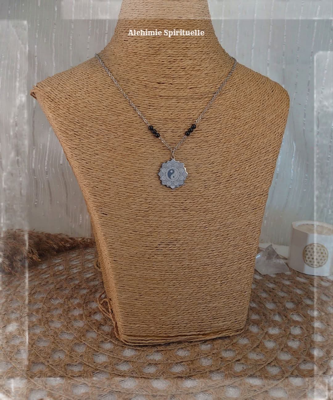 Collier Mandala Yin Yang