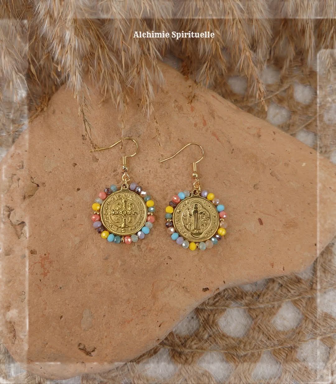 Boucles d'oreilles Saint Benoît