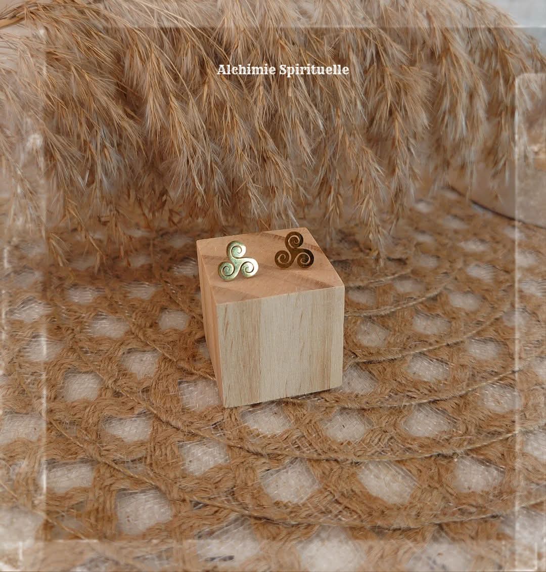 Boucles d'oreilles Triskel 