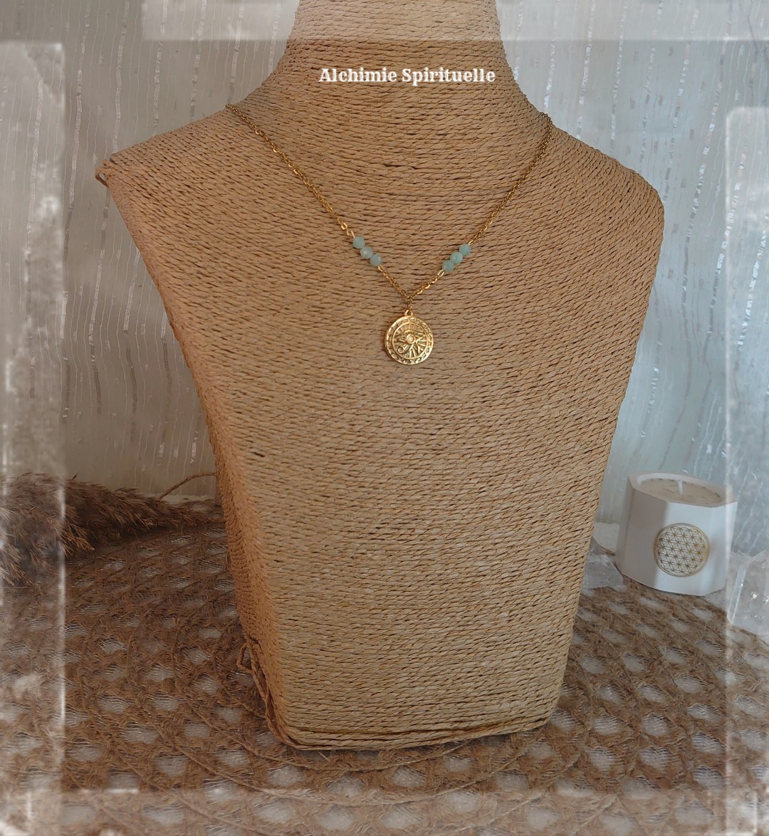 Collier Médaillon Œil d'Horus 