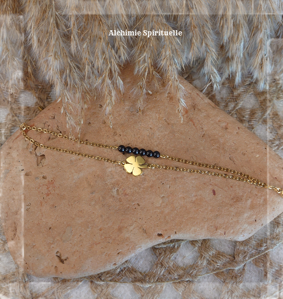 Bracelet Trèfle à 4 feuilles