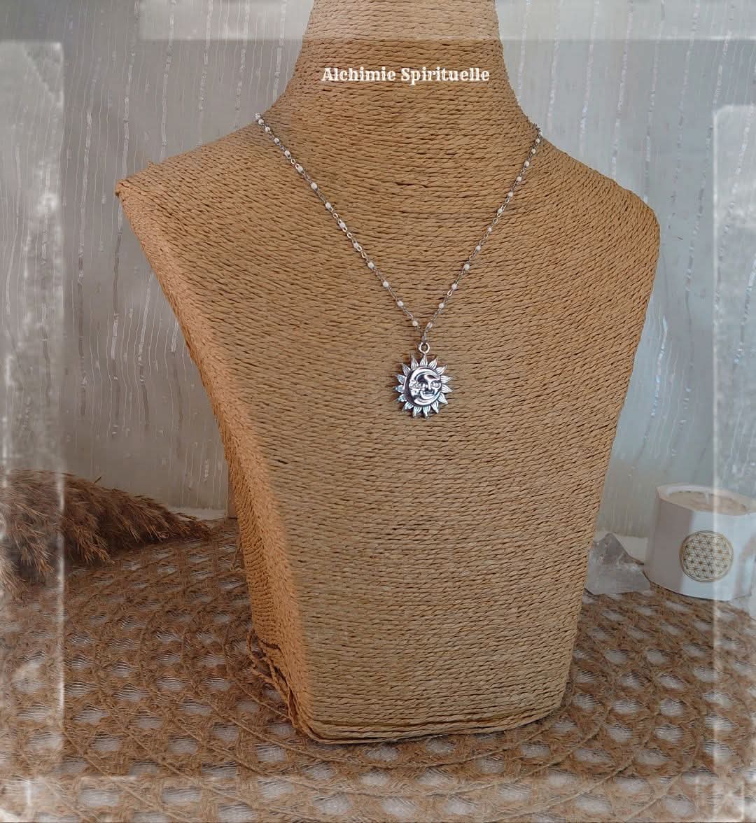 Collier Soleil Lune