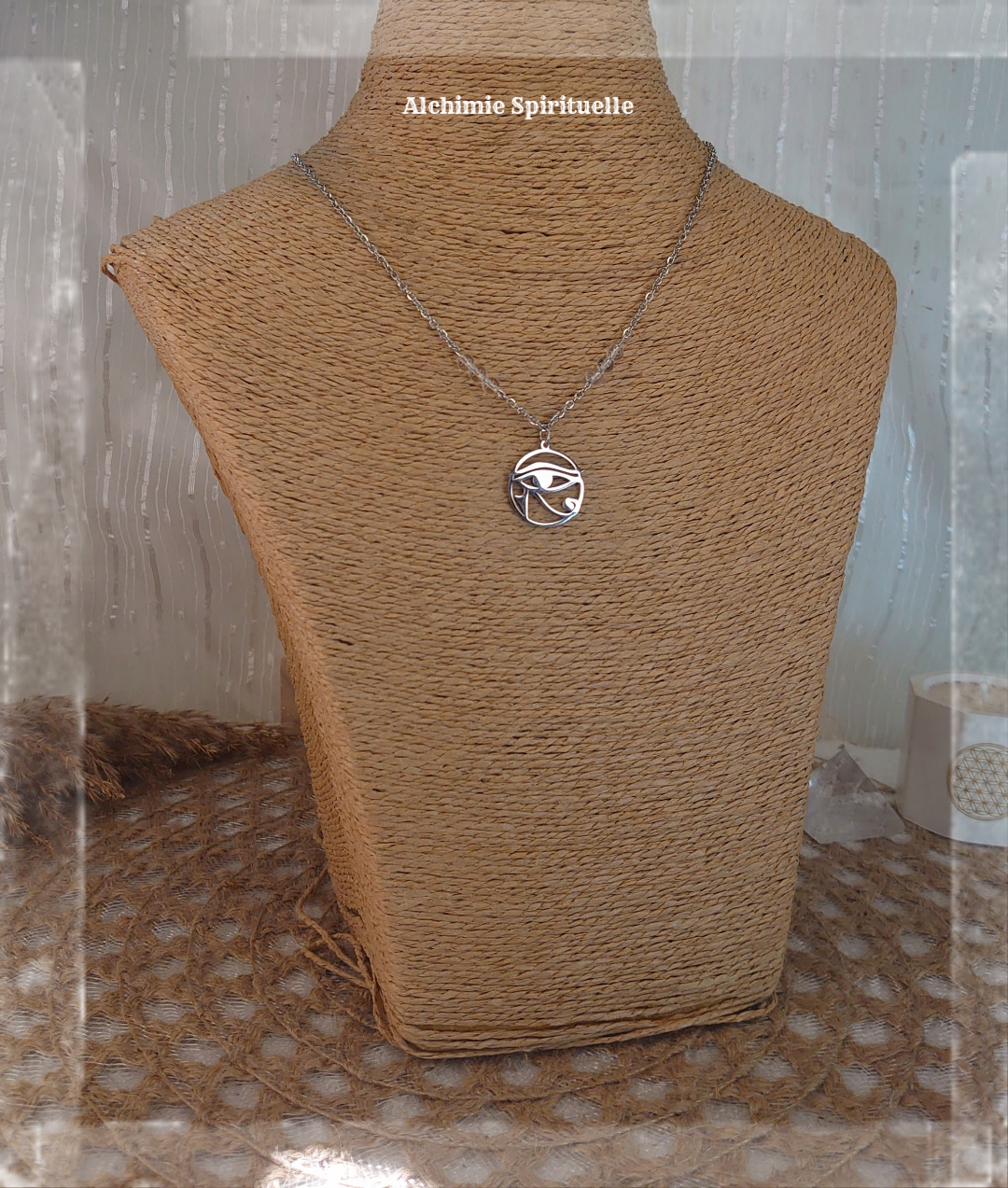 Collier Talisman Œil d'Horus 