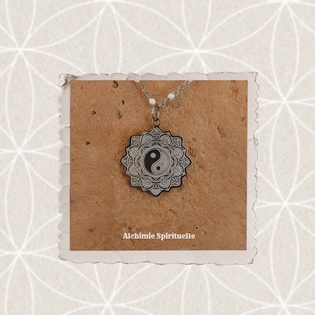 Collier Mandala Yin Yang
