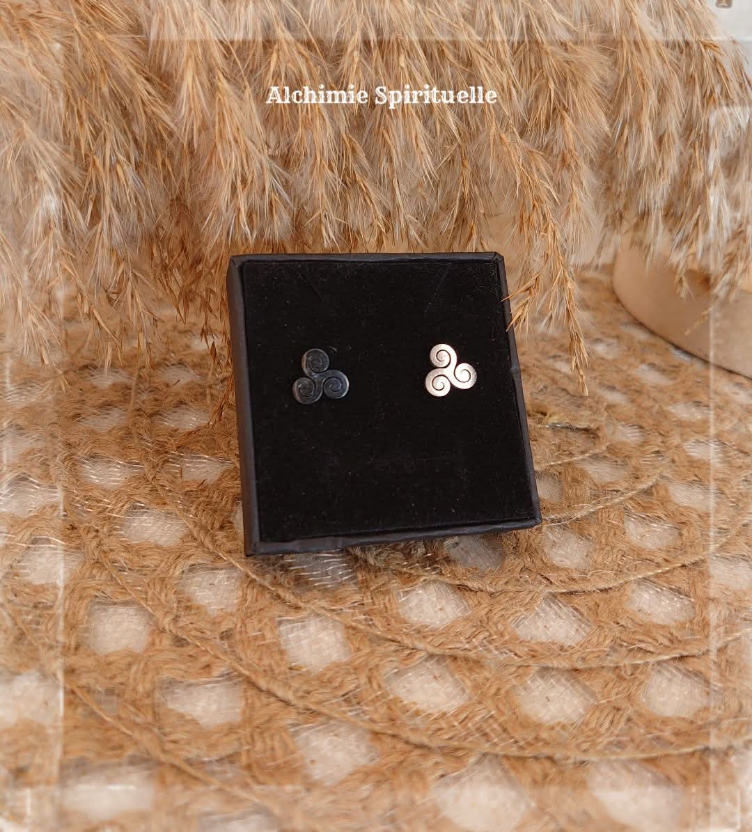 Boucles d'oreilles Triskel 
